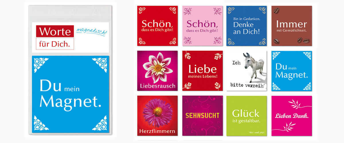 Motivmagneten Worte für Dich 