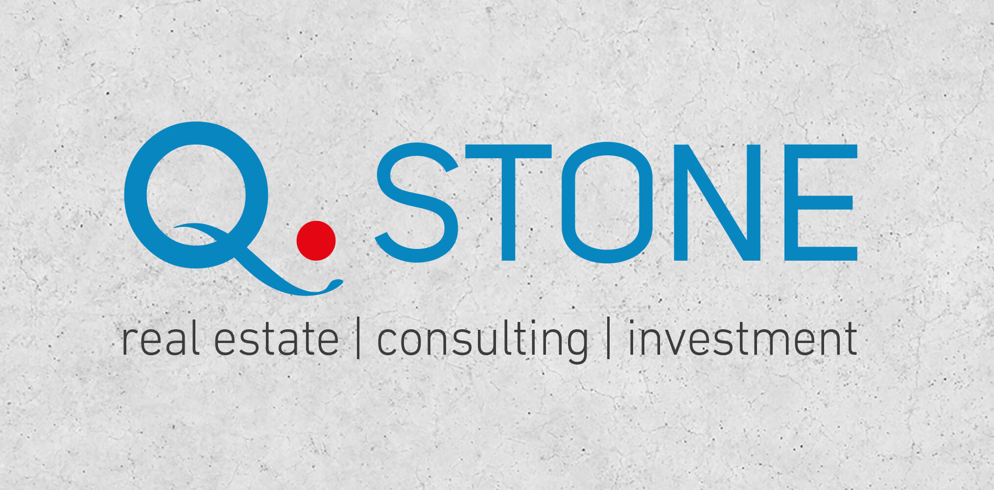 Logo für Q.STONE real estate I consulting I investment