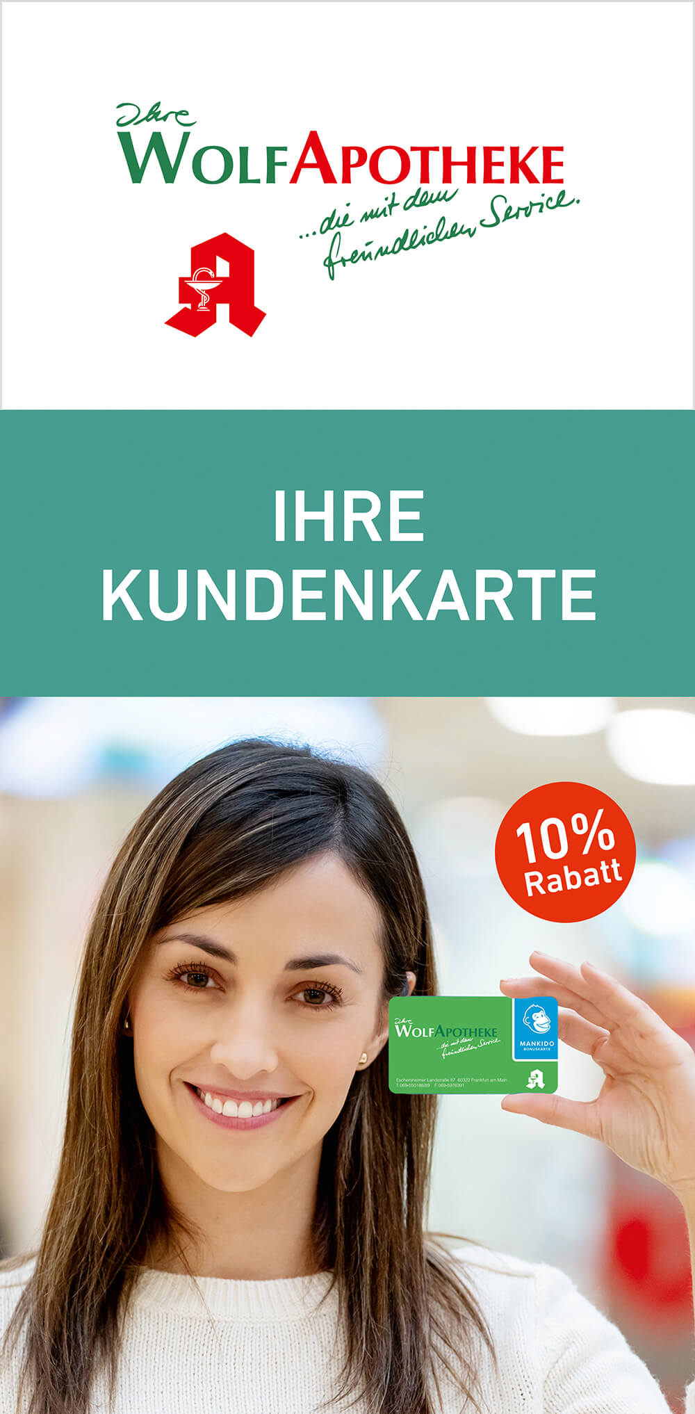 Flyer Das E-Rezept Titelblatt Wolf Apotheke