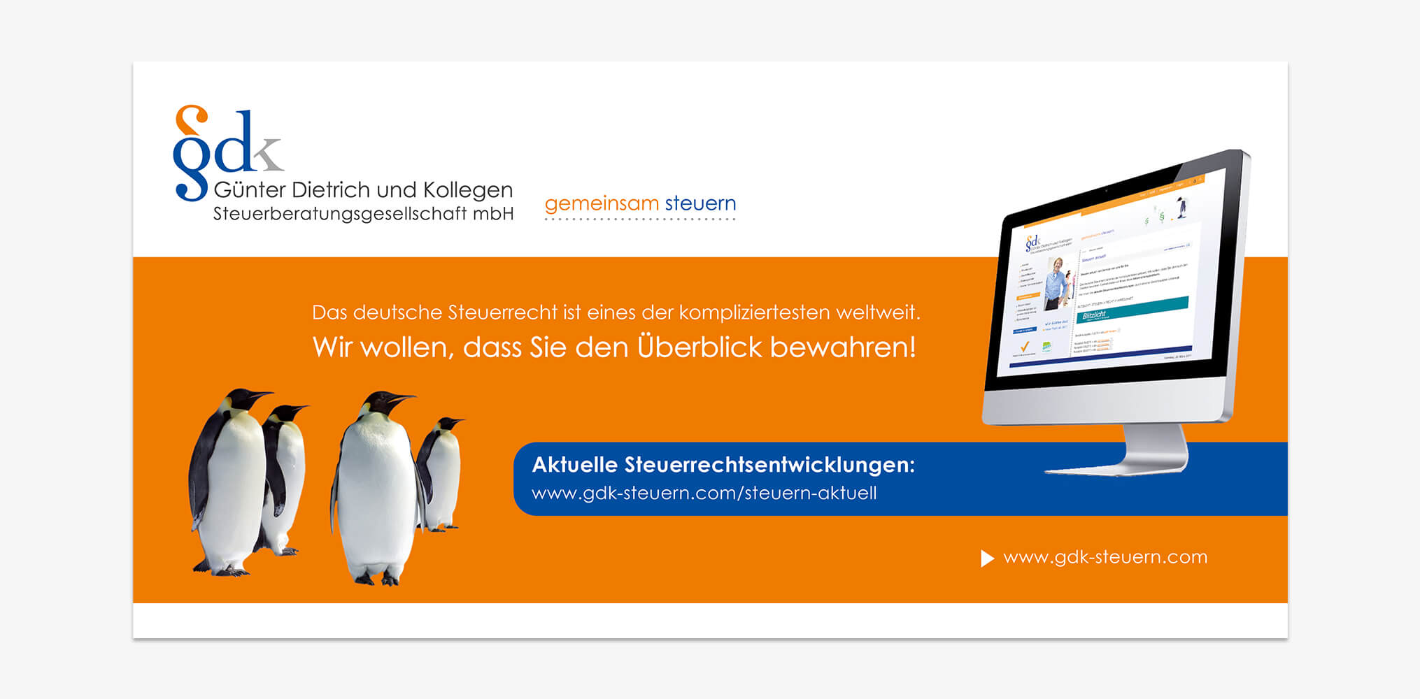 Flyer Günter Dietrich und Kollegen Steuerberatungsgesellschaft mbH