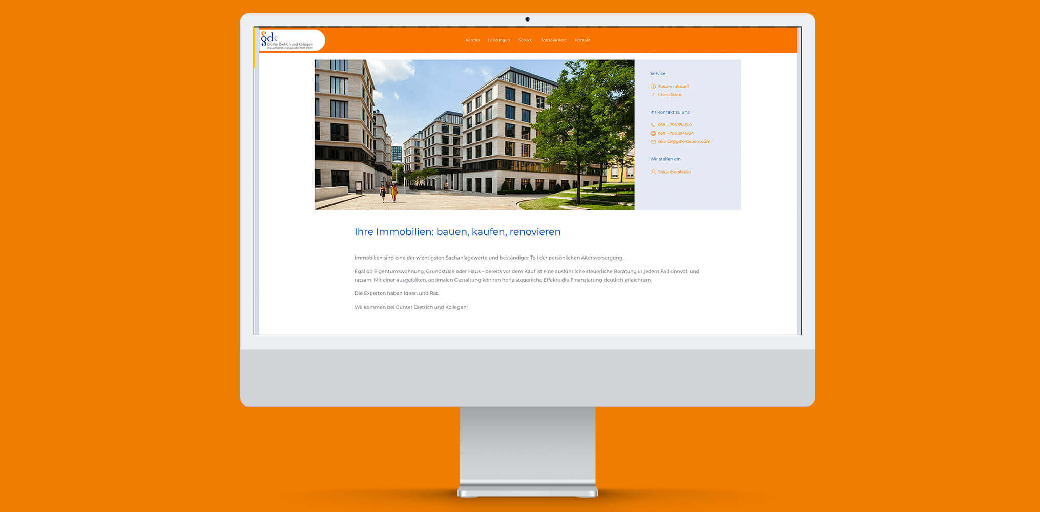 Website Günter Dietrich und Kollegen Steuerberatungsgesellschaft mbH 