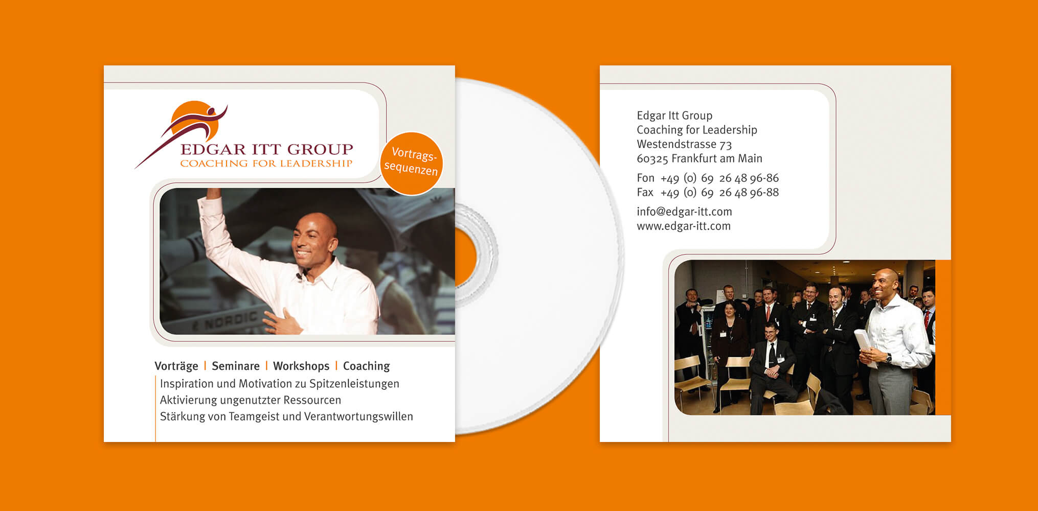 CD-Cover für Edgar Itt – Redner. Trainer. Coach.