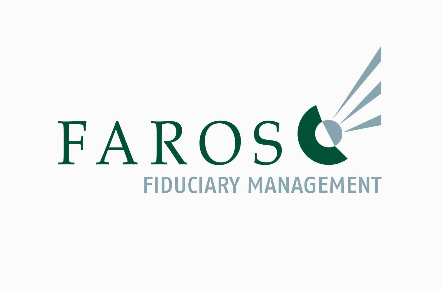 Logo für Visitenkarten für FAROS Fiduciary Management AG