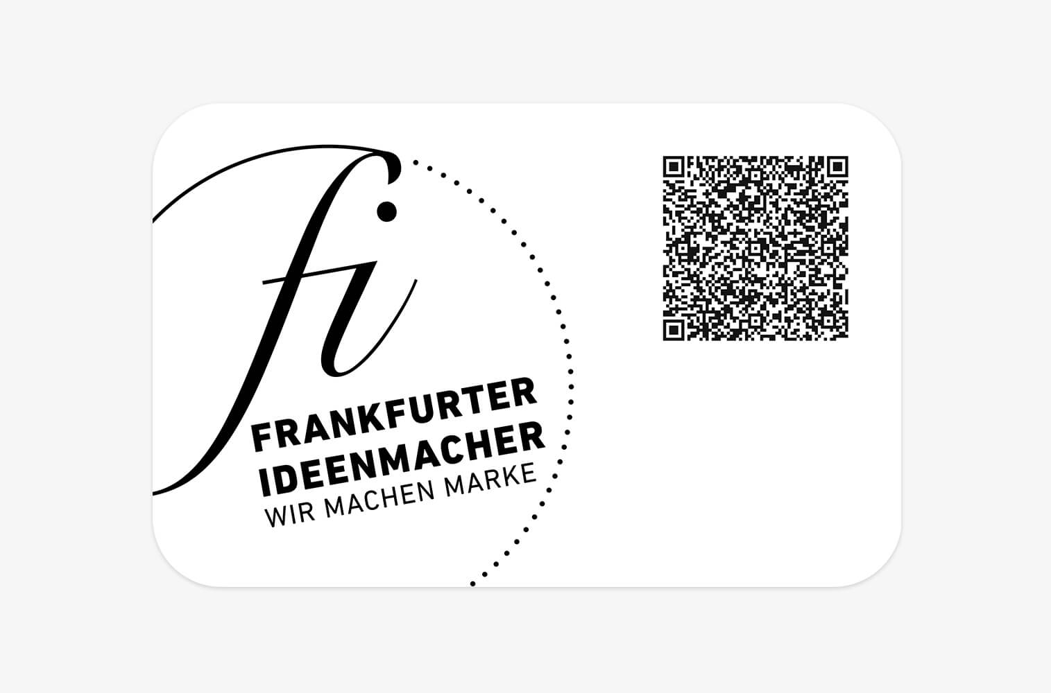 Visitenkarte Rückseite FRANKFURTER IDEENMACHER