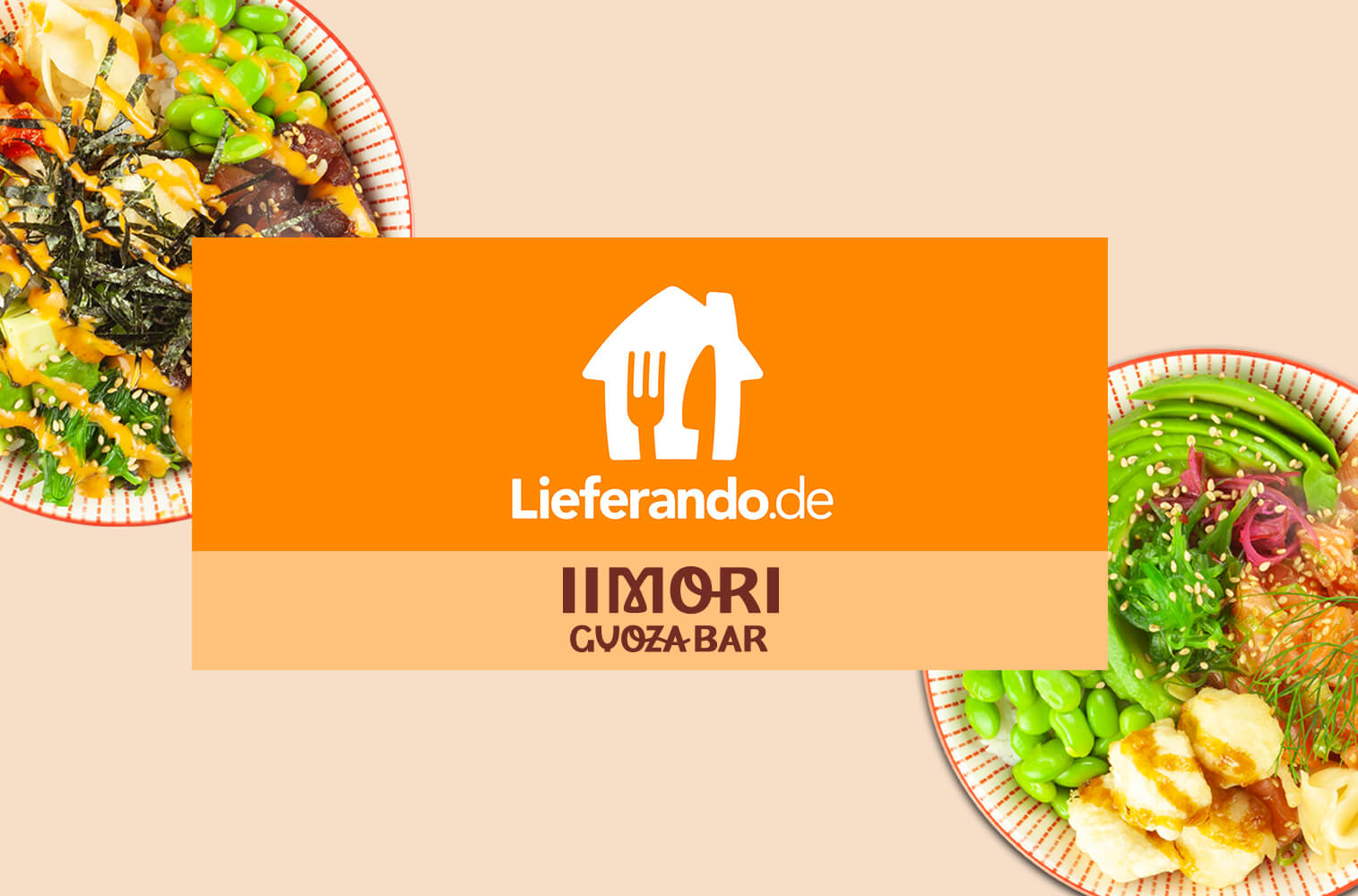 Markenkuss Referenzen: Fotografie und Grafik Lieferando.de für IIMORI Gyoza Bar