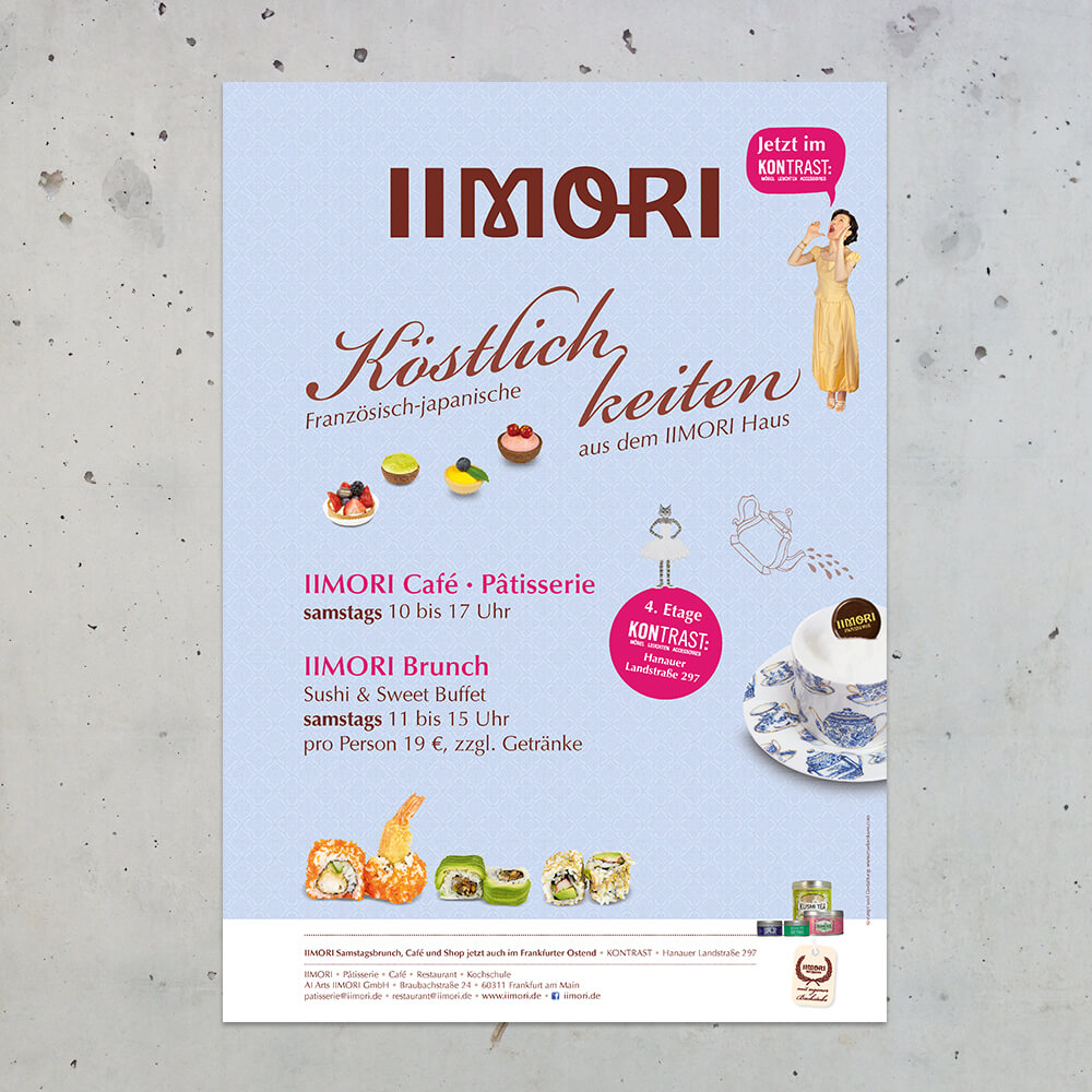Plakat: IIMORI im KONTRAST Frankfurt
