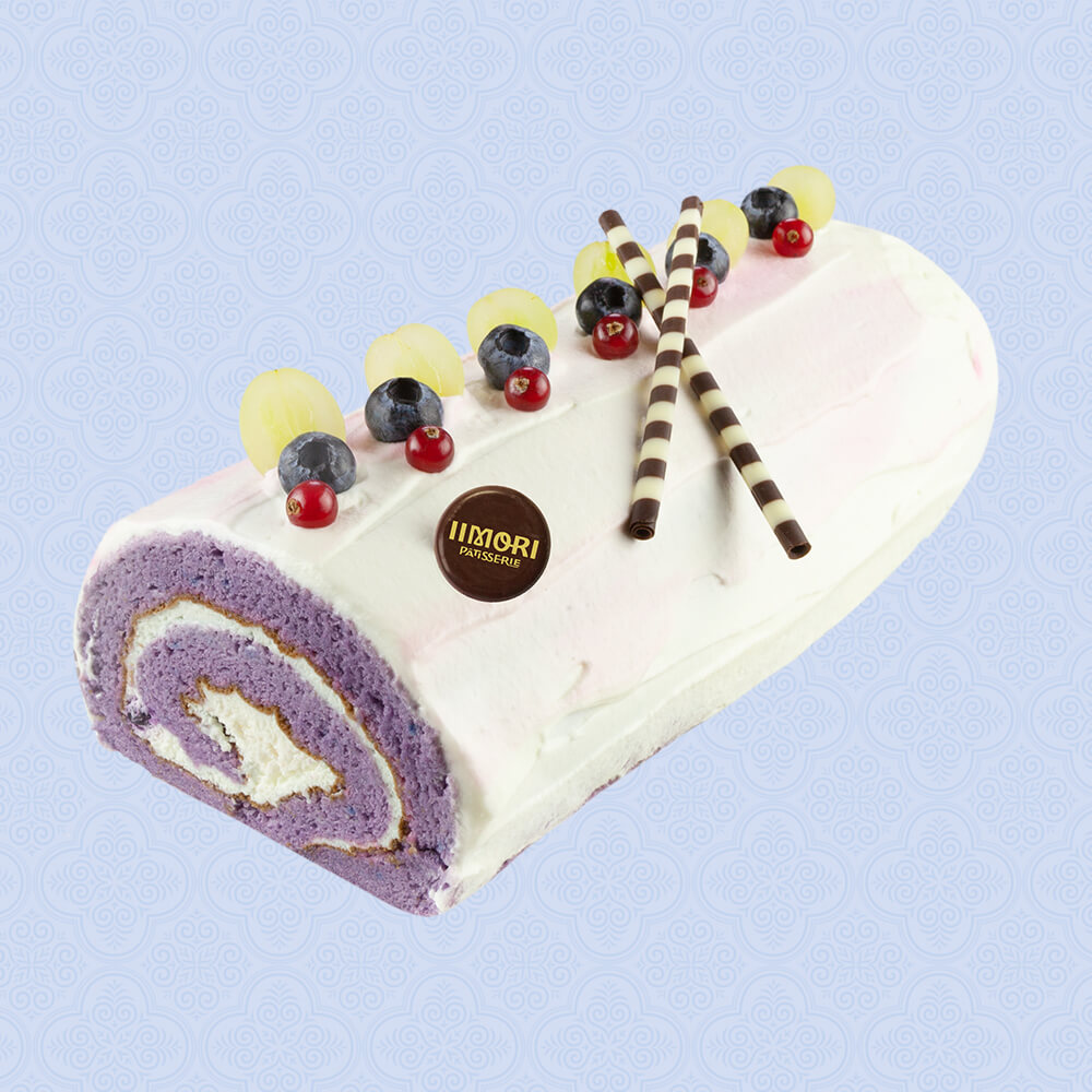 IIMORI Biskuit Cake Roll Blaubeere