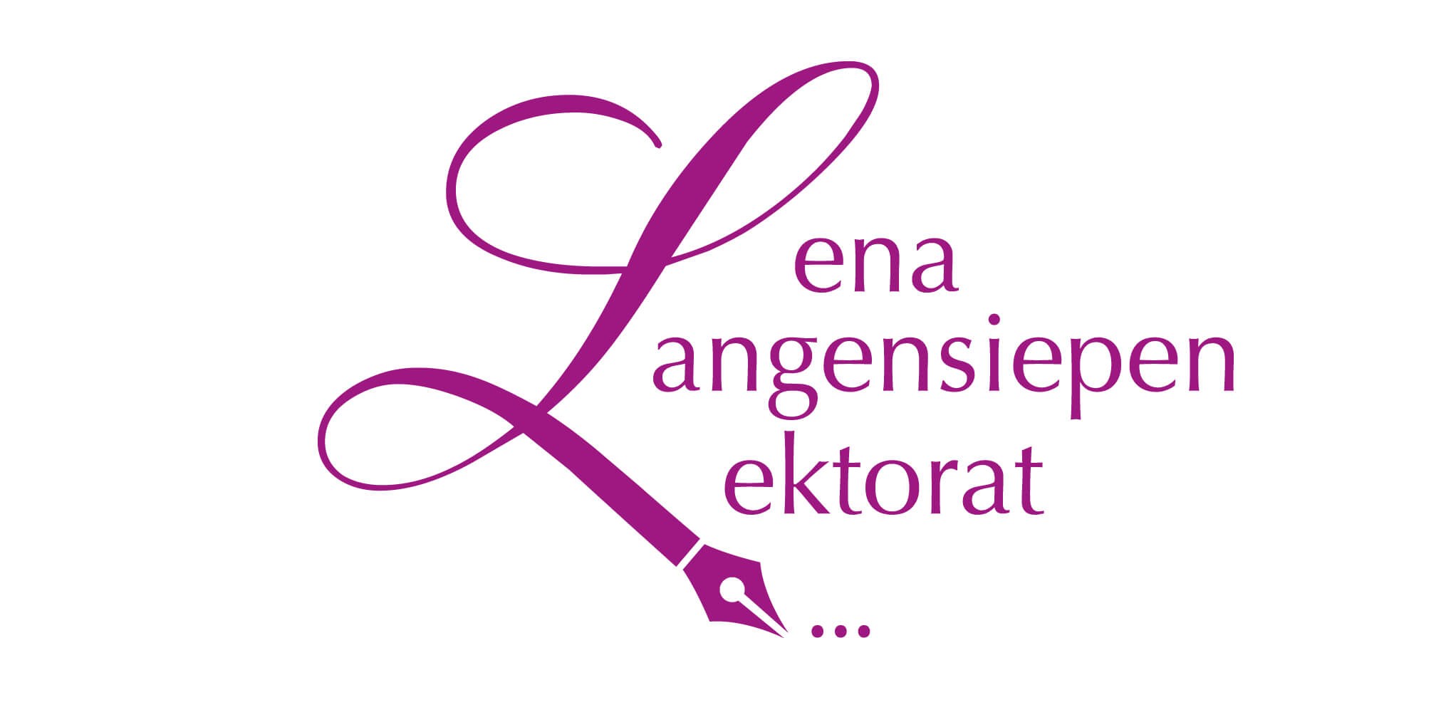 Logo für Lena Langensiepen - Lektorat & Korrektur 