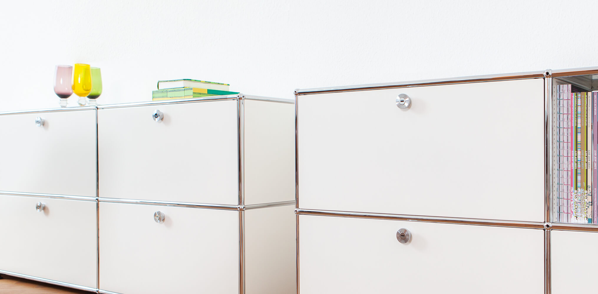 Markenkuss Büroausschnitt USM Haller 