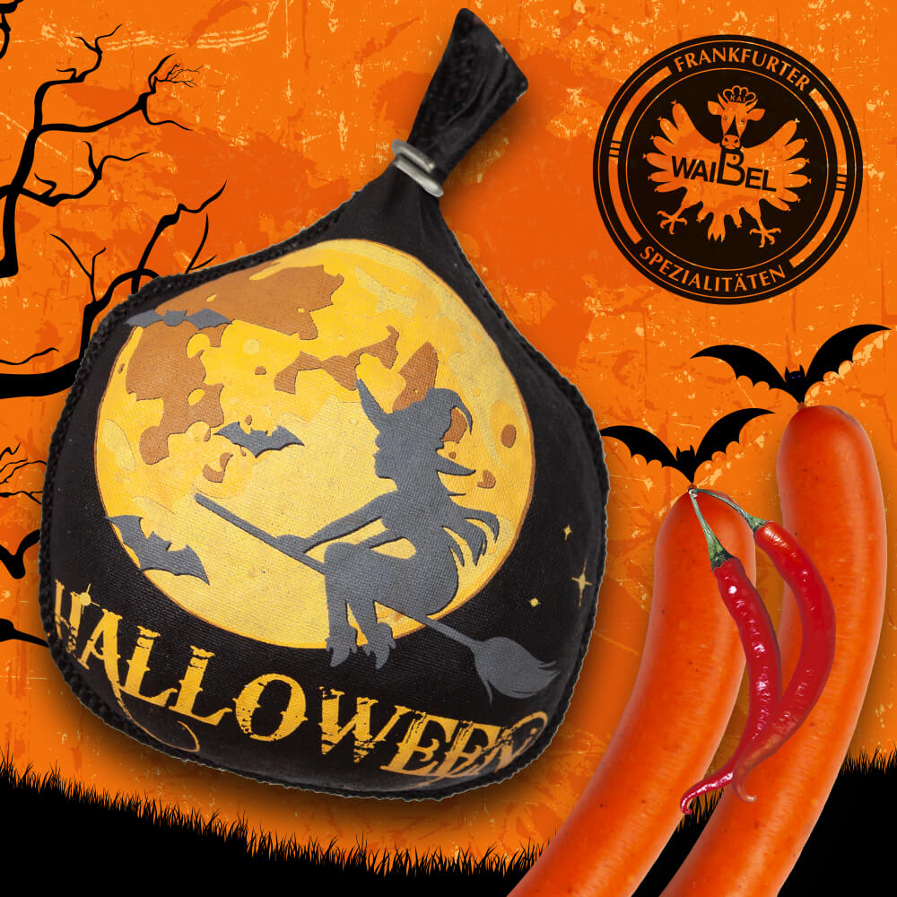 Markenkuss Referenzen: Fotografie und Bildkomposition Halloween für Metzgerei Waibel