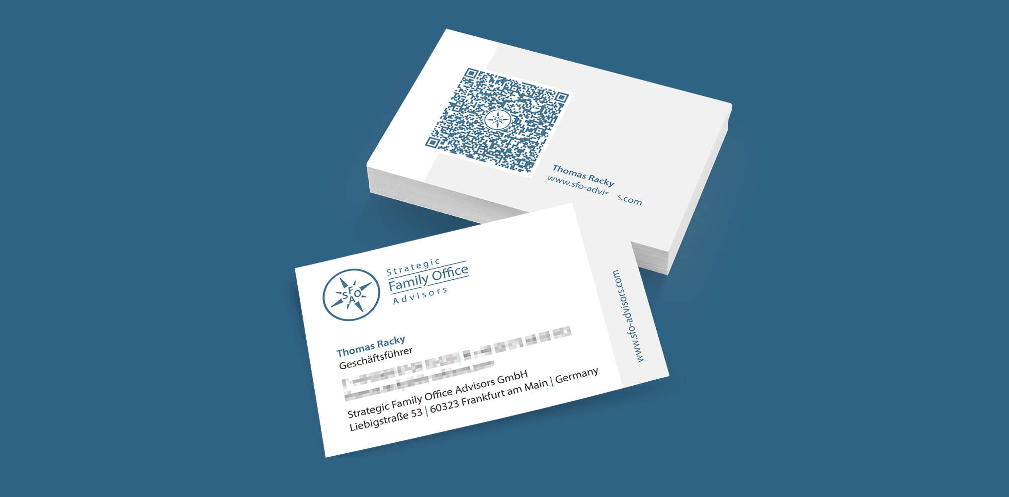 Visitenkarten Strategic Family Office Advisors GmbH
