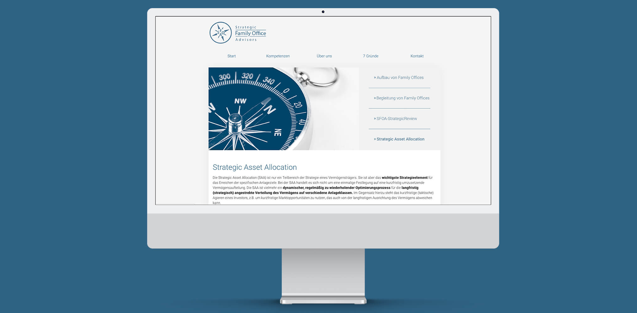 Website Hausansicht Strategic Family Office Advisors GmbH