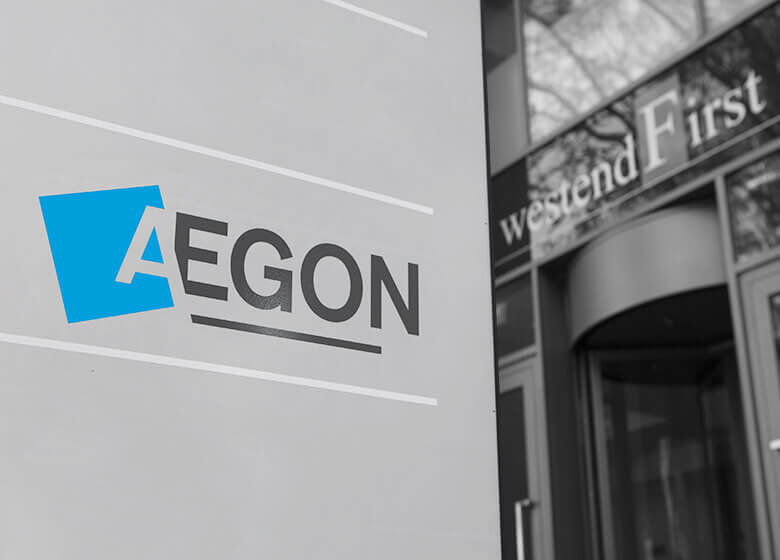 Markenkuss Referenzen Print + Digitales: AEGON