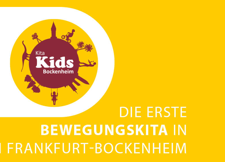 Markenkuss Referenzen Print + Digitales: Kita Kids Bockenheim