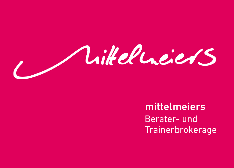 Markenkuss Referenzen Print + Digitales: mittelmeiers | Coaching & Training Management Consulting