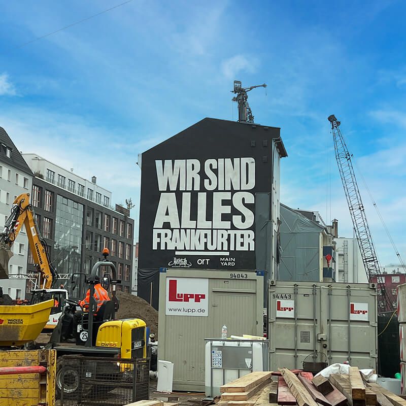 Mural - Wir sind alles Frankfurter